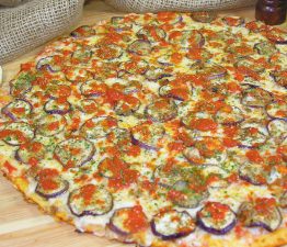 10'' Eggplant Parmigiana Pizza