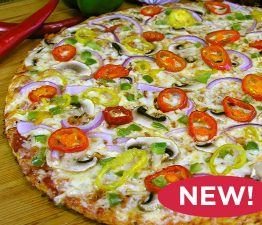 10'' Spicy Vegetarian Pizza