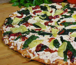 Family Size Vegan Primavera Pizza